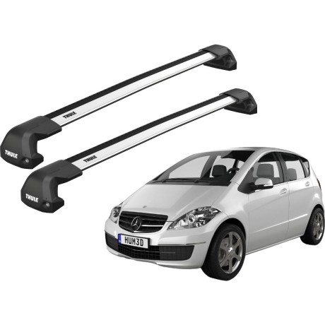 Barras THULE EDGE Flush para autos MERCEDES BENZ A-Class (W169) 2005 a 2011