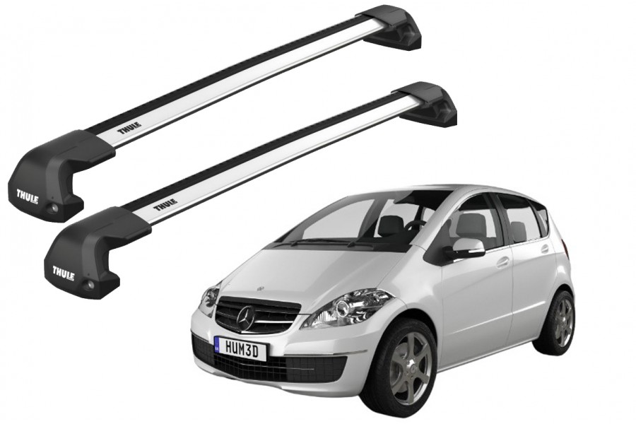 Barras THULE EDGE Flush para autos MERCEDES BENZ A-Class (W169) 2005 a 2011