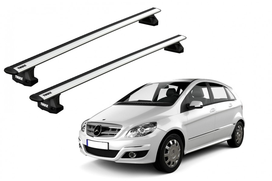 Barras THULE EVO WingBar para autos MERCEDES BENZ B-Class (W245) 2005 a 2011