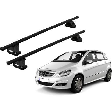Barras THULE EVO SquareBar para autos MERCEDES BENZ B-Class (W245) 2005 a 2011