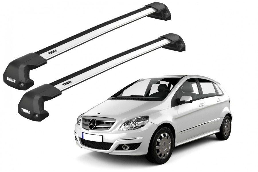 Barras THULE EDGE Flush para autos MERCEDES BENZ B-Class (W245) 2005 a 2011