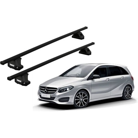 Barras THULE EVO SquareBar para autos MERCEDES BENZ B-Class (W246) 2011 a 2018