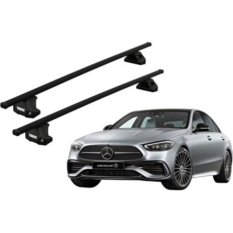 Barras THULE EVO SquareBar para autos MERCEDES BENZ C-Class (W206) desde 2021