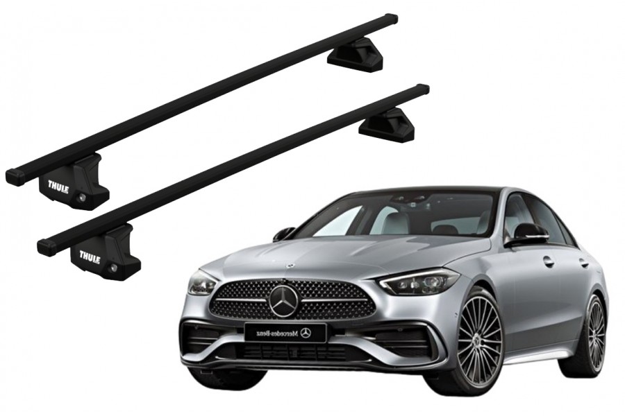 Barras THULE EVO SquareBar para autos MERCEDES BENZ C-Class (W206) desde 2021