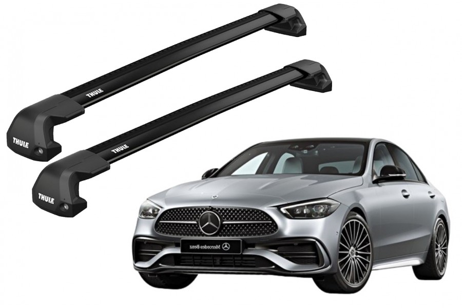 Barras THULE EDGE Flush para autos MERCEDES BENZ C-Class (W206) desde 2021 negro