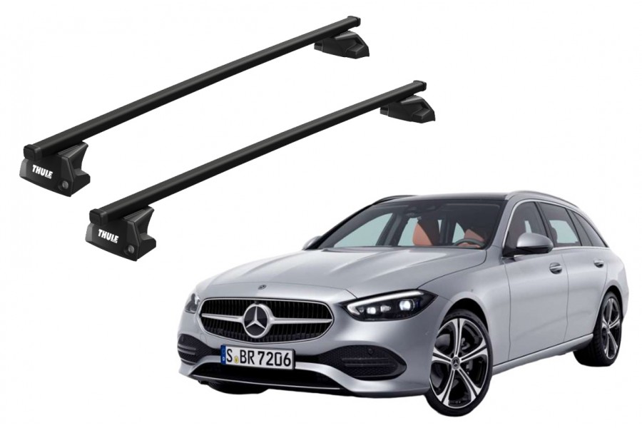 Barras THULE EVO SquareBar para autos MERCEDES BENZ C-Class (S206) desde 2021