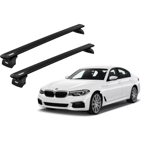 Barras THULE WingBar para autos BMW 5-Series (G30) desde 2017 negro