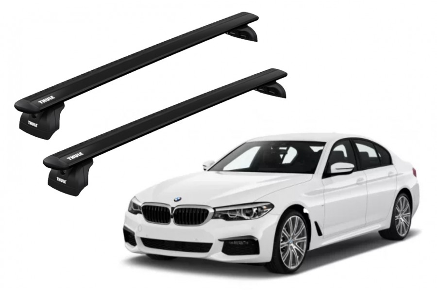 Barras THULE WingBar para autos BMW 5-Series (G30) desde 2017 negro