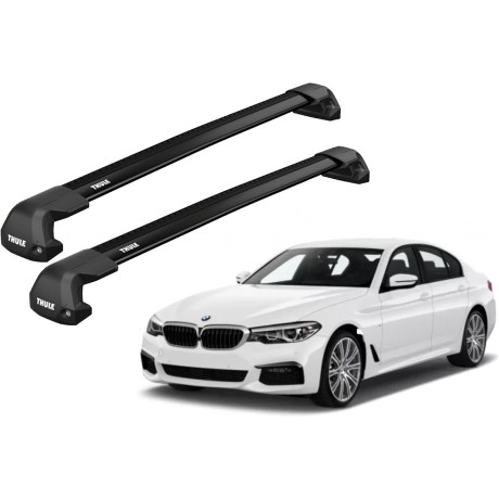 Barras THULE EDGE Flush para autos BMW 5-Series (G30) desde 2017 negro