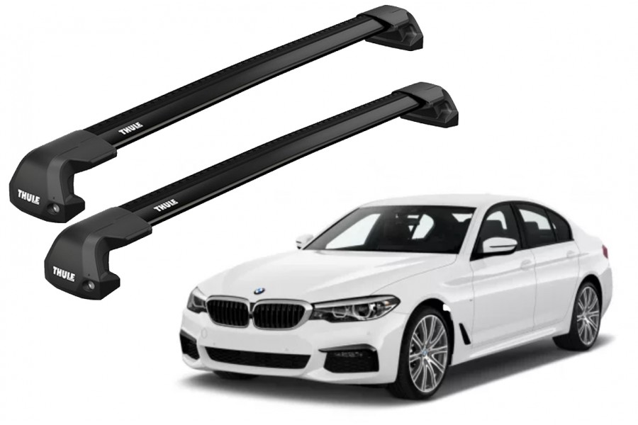 Barras THULE EDGE Flush para autos BMW 5-Series (G30) desde 2017 negro