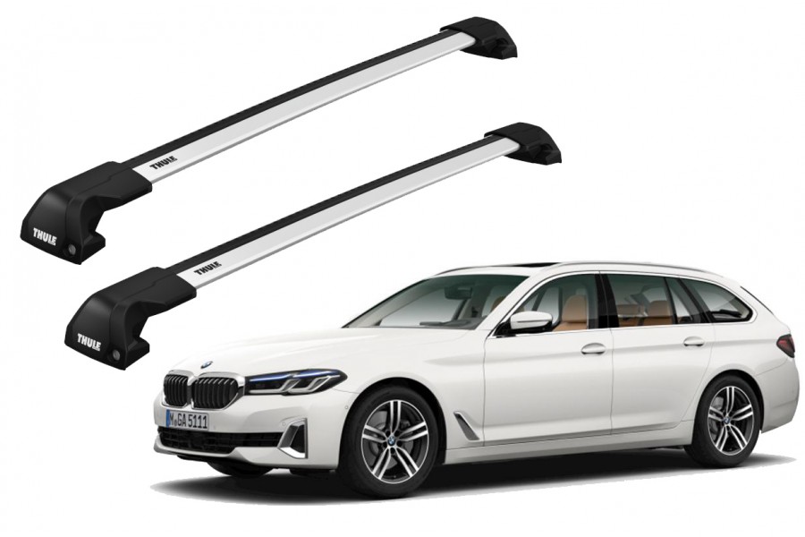 Barras THULE EDGE Flush para autos BMW 5-Series Touring desde 2017 - 2023