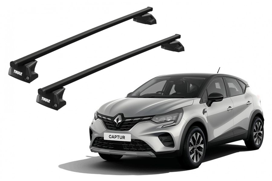 Barras THULE EVO SquareBar para autos RENAULT Captur desde 2016 - 2021