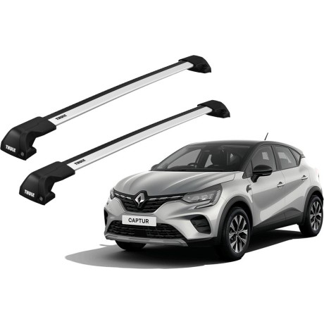 Barras THULE EDGE Flush para autos RENAULT Captur desde 2016 - 2021