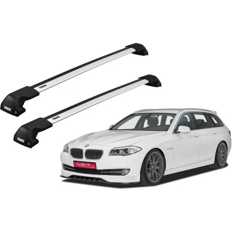 Barras THULE EDGE Flush para autos BMW 5-Series Touring 2010 a 2017