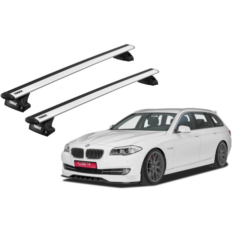 Barras THULE EVO WingBar para autos BMW 5-Series Touring 2010 a 2017