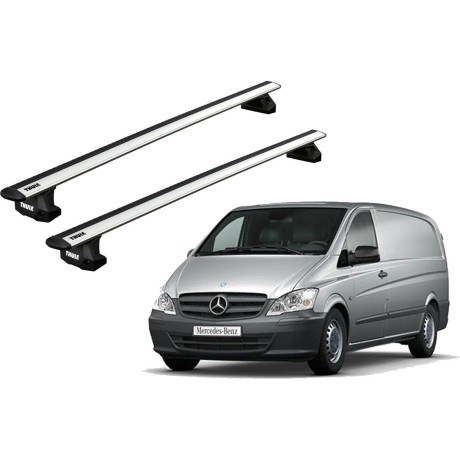 Barras THULE EVO WingBar para Van MERCEDES BENZ Vito 2004 a 2014