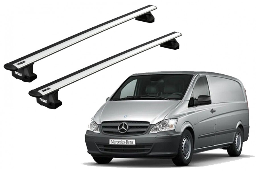 Barras THULE EVO WingBar para Van MERCEDES BENZ Vito 2004 a 2014