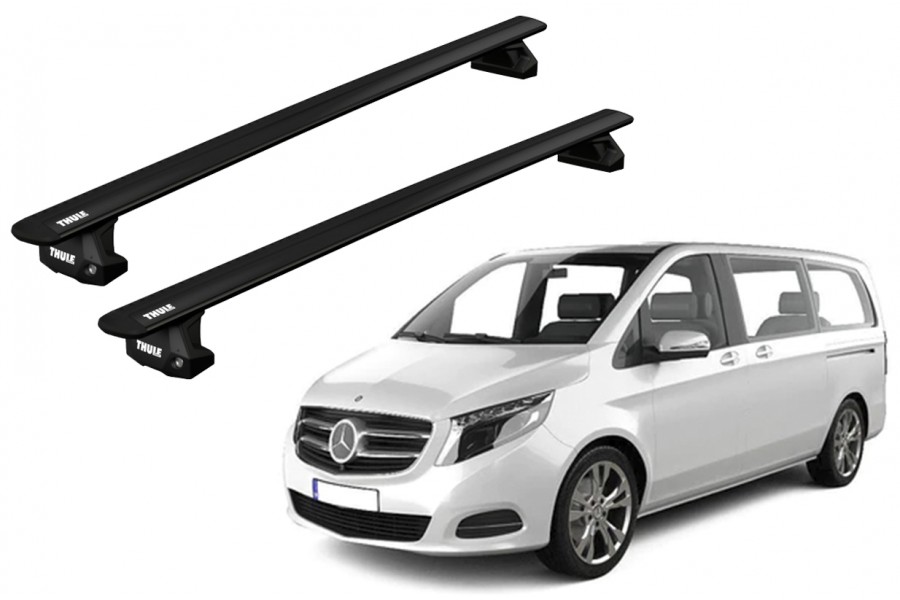 Barras THULE EVO WingBar para Van MERCEDES BENZ Vito desde 2015 negro