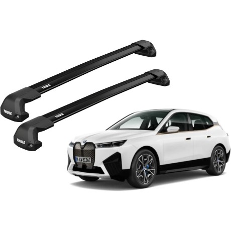 Barras THULE EDGE Flush para autos BMW iX desde 2022 negro