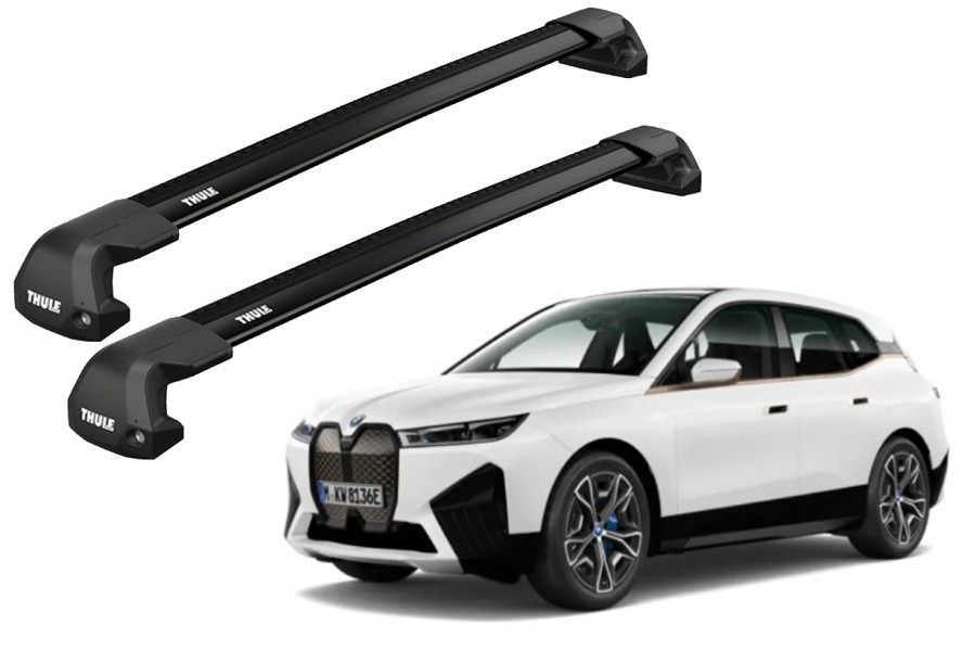 Barras THULE EDGE Flush para autos BMW iX desde 2022 negro