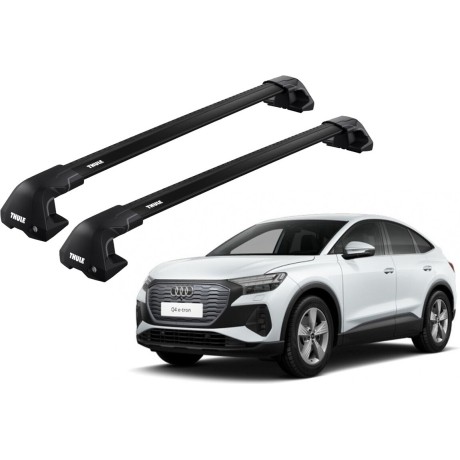 Barras THULE EDGE Flush para autos AUDI Q4 Sportback e-tron desde 2022 negro