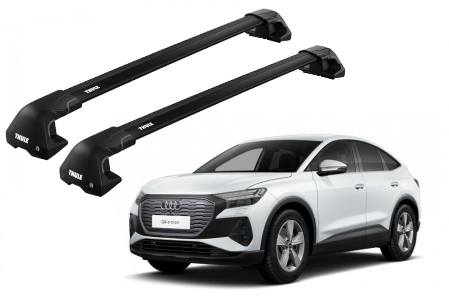 Barras THULE EDGE Flush para autos AUDI Q4 Sportback e-tron desde 2022 negro