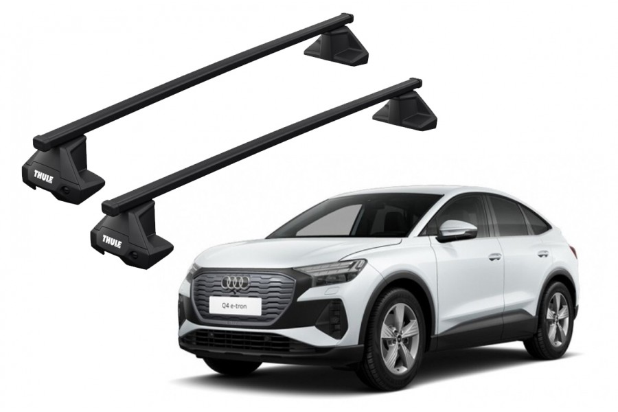 Barras THULE EVO SquareBar para autos AUDI Q4 Sportback e-tron desde 2022