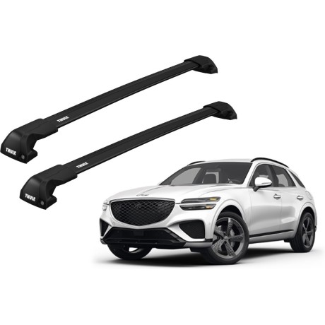 Barras THULE EDGE Flush para autos GENESIS GV70 desde 2022 negro