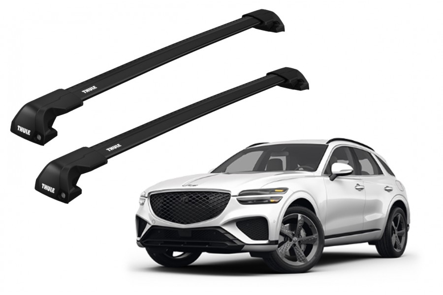 Barras THULE EDGE Flush para autos GENESIS GV70 desde 2022 negro