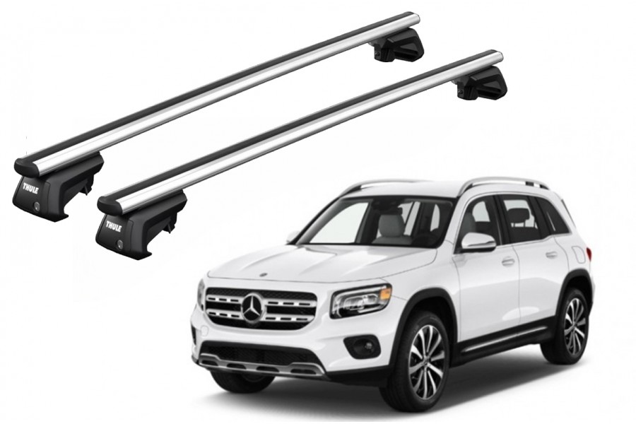 Barras THULE SmartRack XT AluBar para autos MERCEDES BENZ GLB (X247) desde 2020-2024