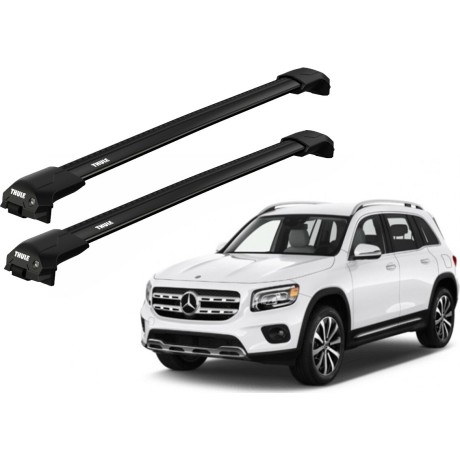 Barras THULE EDGE Flush para autos MERCEDES BENZ GLB (X247) desde 2020-2024 negro