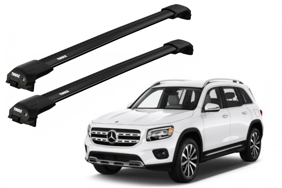 Barras THULE EDGE Flush para autos MERCEDES BENZ GLB (X247) desde 2020-2024 negro