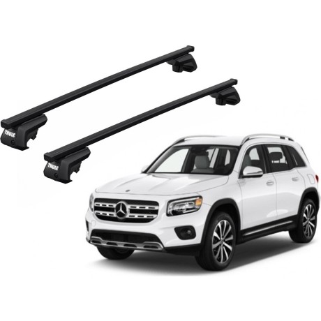 Barras THULE EVO SquareBar para autos MERCEDES BENZ GLB (X247) desde 2020-2024
