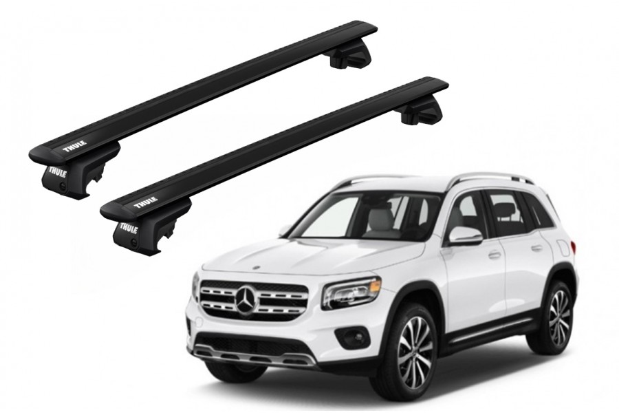 Barras THULE EVO WingBar para autos MERCEDES BENZ GLB (X247) desde 2020-2023 negro