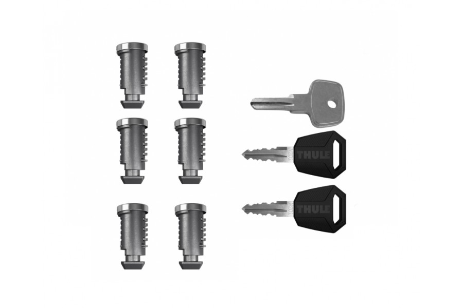 Chapas Thule Set de 6 Cilindros