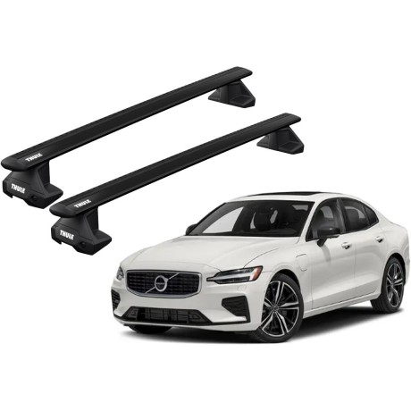 Barras THULE EVO WingBar para autos VOLVO S60 desde 2019 - 2024 negro
