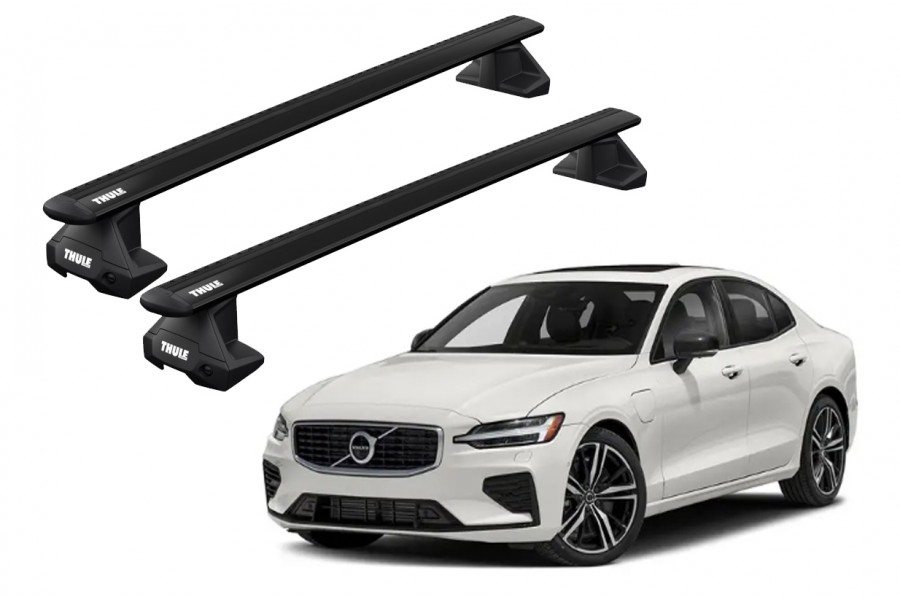 Barras THULE EVO WingBar para autos VOLVO S60 desde 2019 - 2024 negro