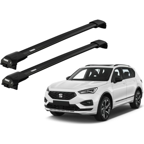 Barras THULE EDGE Flush para autos SEAT Tarraco desde 2019 - 2024 negro