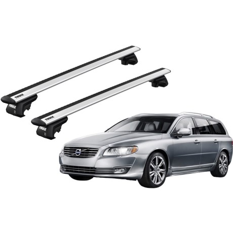 Barras THULE EVO WingBar para autos VOLVO V70 2007 a 2016