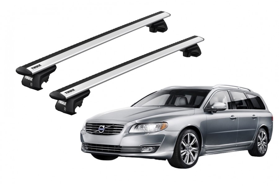 Barras THULE EVO WingBar para autos VOLVO V70 2007 a 2016