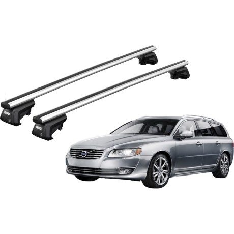 Barras THULE SmartRack XT AluBar para autos VOLVO V70 2007 a 2016
