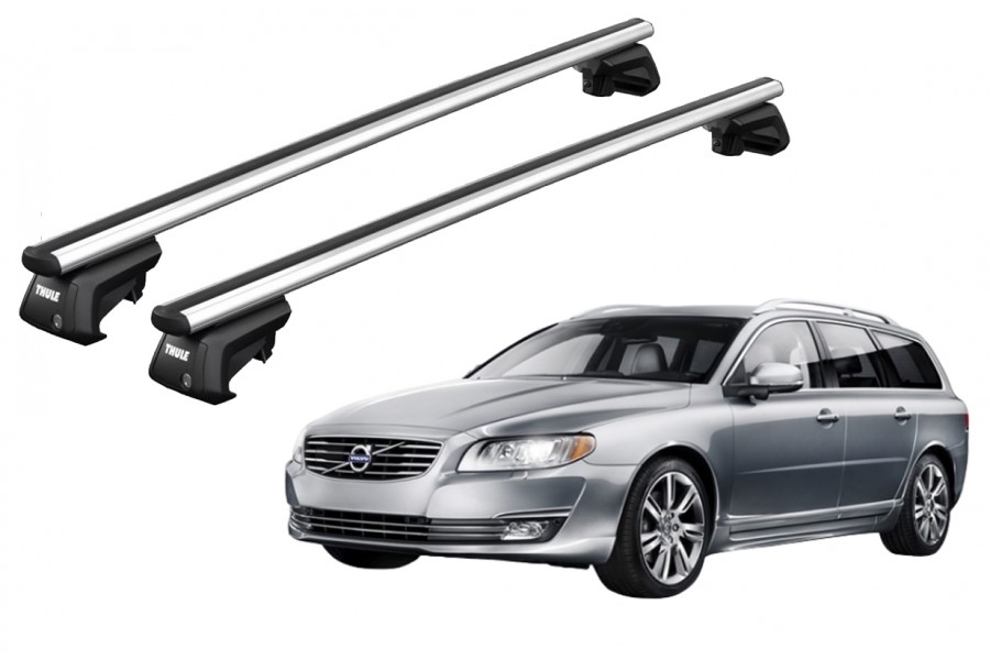 Barras THULE SmartRack XT AluBar para autos VOLVO V70 2007 a 2016
