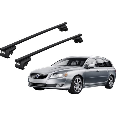 Barras THULE EVO SquareBar para autos VOLVO V70 2007 a 2016
