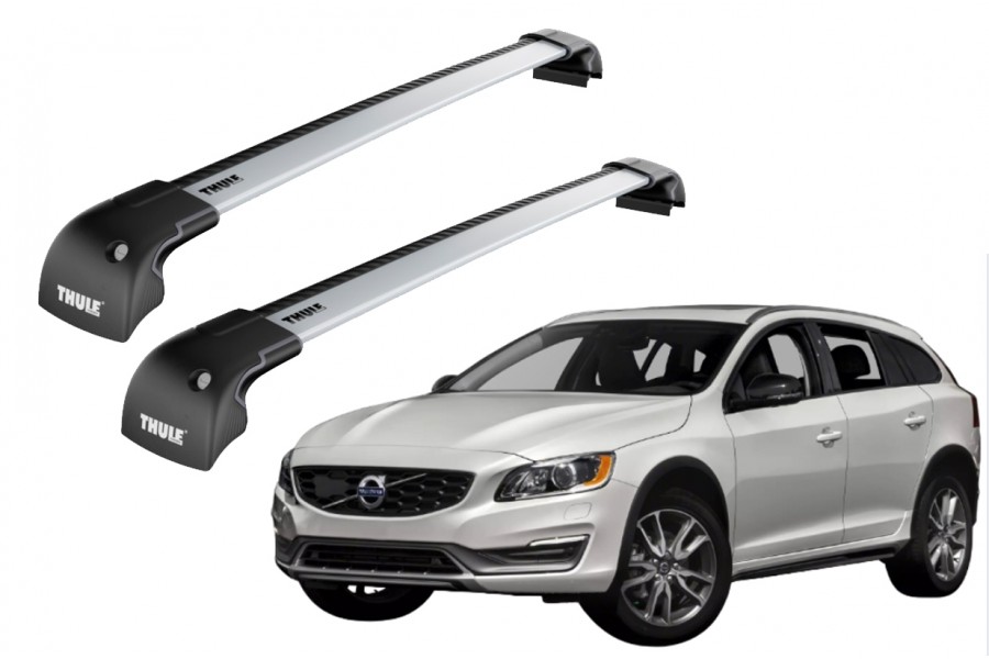 Barras THULE EDGE para autos VOLVO V60 Cross Country 2015 a 2018