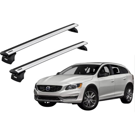 Barras THULE WingBar para autos VOLVO V60 Cross Country 2015 a 2018