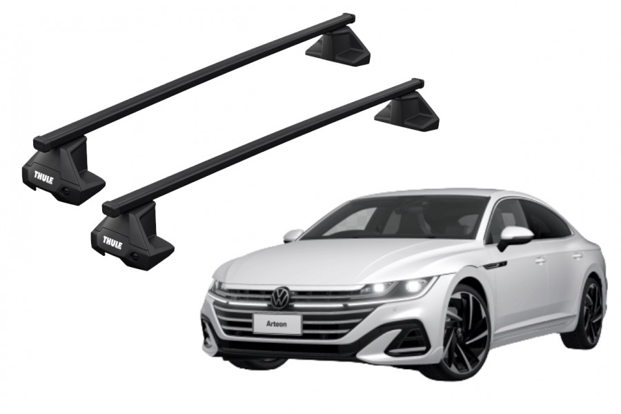 Barras THULE EVO SquareBar para autos VOLKSWAGEN Arteon desde 2017 - 2023