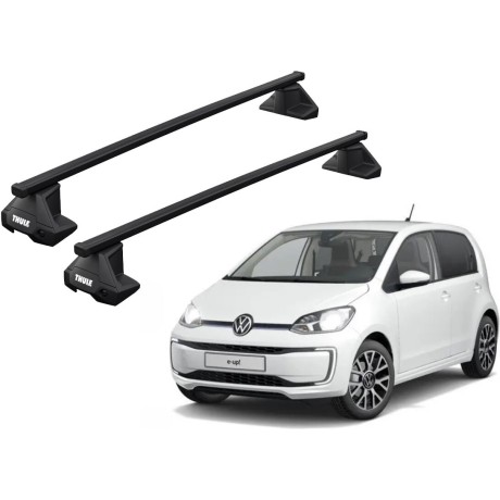 Barras THULE EVO SquareBar para autos VOLKSWAGEN UP! desde 2012