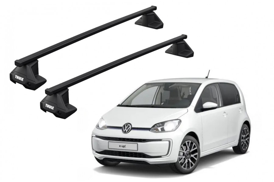 Barras THULE EVO SquareBar para autos VOLKSWAGEN UP! desde 2012