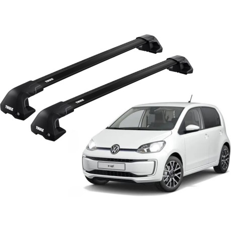 Barras THULE EDGE Flush para autos VOLKSWAGEN UP! desde 2012 negro
