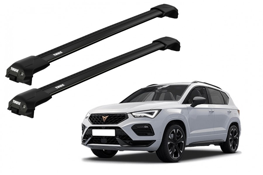 Barras THULE EDGE Flush para autos CUPRA Ateca desde 2016 negro